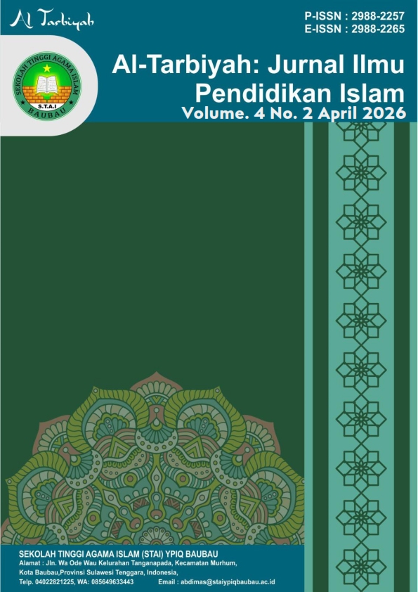 					View Vol. 4 No. 2 (2026):  April: Al-Tarbiyah: Jurnal Ilmu Pendidikan Islam
				