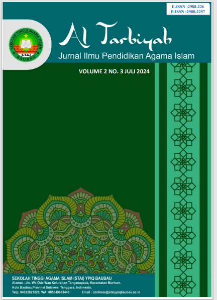 					View Vol. 2 No. 3 (2024): Juli : Al-Tarbiyah: Jurnal Ilmu Pendidikan Islam
				