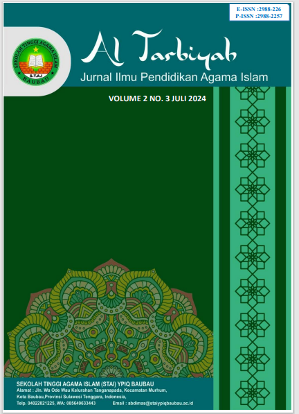 					View Vol. 3 No. 1 (2025): Januari : Al-Tarbiyah: Jurnal Ilmu Pendidikan Islam
				