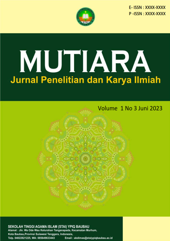 					View Vol. 1 No. 3 (2023): Juni : Mutiara :  Jurnal Penelitian dan Karya Ilmiah
				